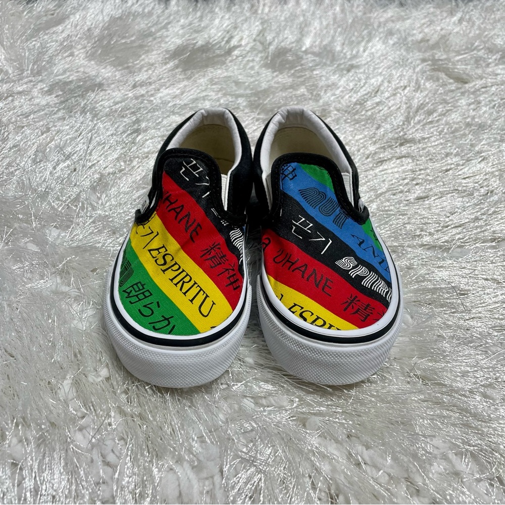 Vans Size 11 Kid’s Spirit Collection Slip-on Sneakers